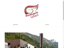 Tablet Screenshot of musikkapelle.it